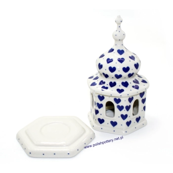 Lampion Kapliczka 20cm II Gatunek dek. 570X Serca